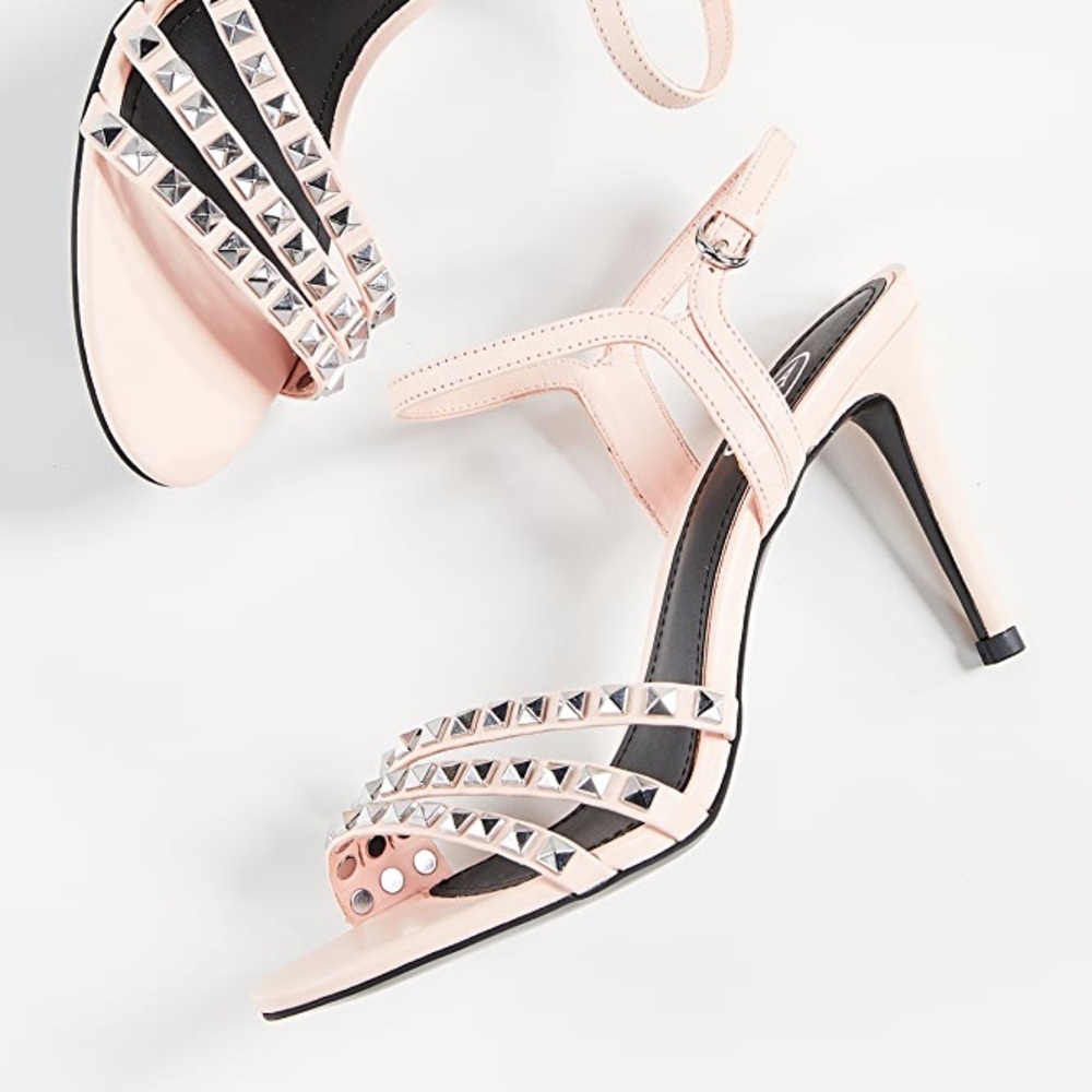 Ash Blush Studded Heels